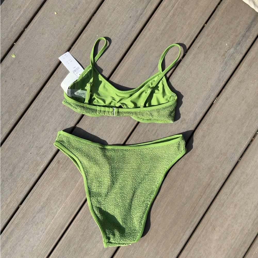 Abercrombie & Fitch Bright Green Bikini - Picture 4 of 5